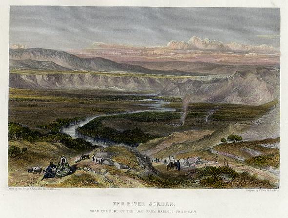 Palestine, River Jordan, 1860