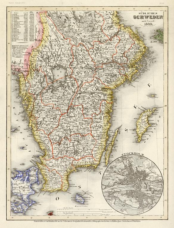 Sweden (southern), 1852