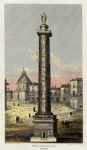 Italy, Trajan's Column, Rome, 1814