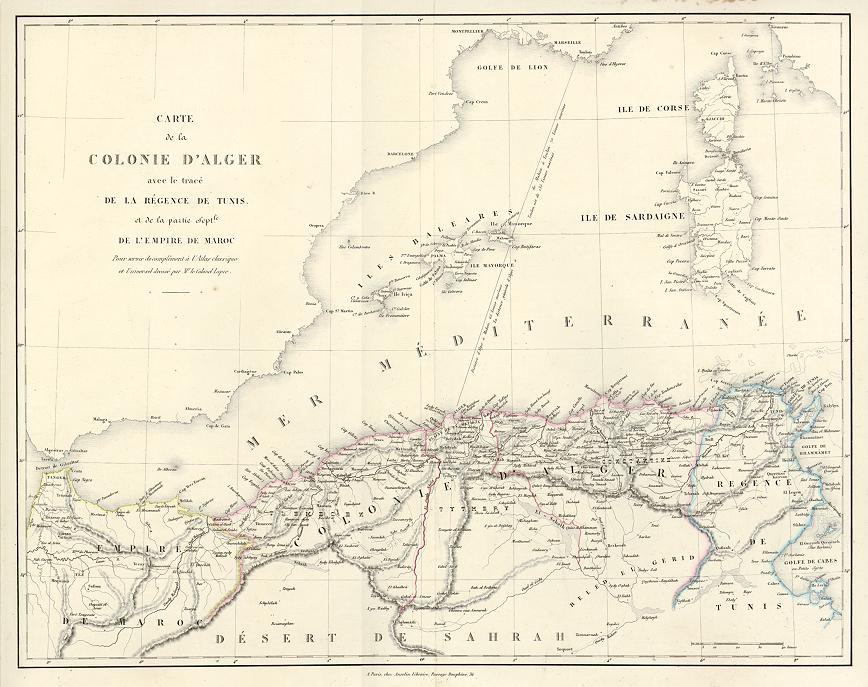 Africa, Colony of Algiers, 1818
