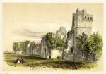Monmouthshire, Caldicot, stone litho by Prout, 1845
