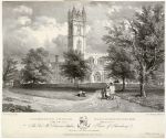 Gloucestershire, Thornbury Church, stone lithograph, 1840