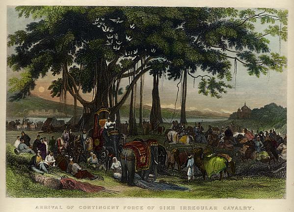 India, Sikh Cavalry, 1860