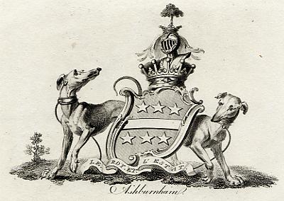 Heraldry, Ashburnham, 1790