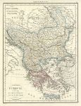 Turkey in Europe (including Greece, Macedonia, Albania, Bulgaria, Romania etc.), 1818