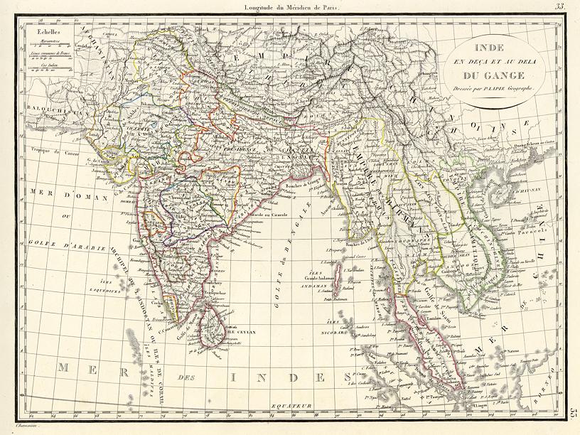 India & Indo-China, 1818