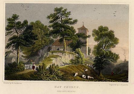 Wales, Hay Church, 1830