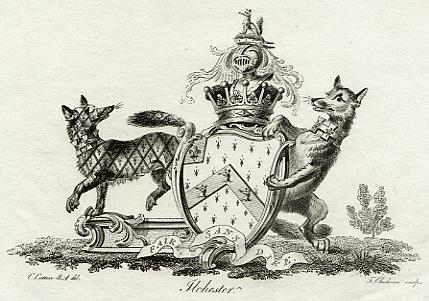 Heraldry, Ilchester, 1790