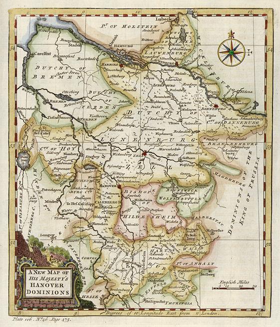 Germany, His Majesty's Hanover Dominions, 1752
