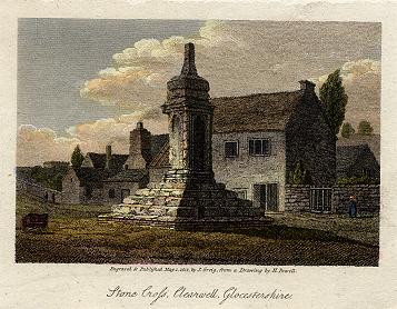 Gloucestershire, Stone Cross at Clearwell, 1812