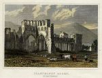 Monmouthshire, Llanthony Abbey, 1848