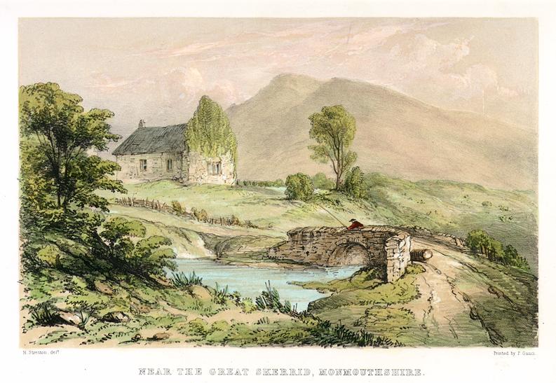 Monmouthshire, Near the Great Skirrid, 1840