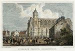 Yorkshire, Bridlington, St.Mary's Church, 1829