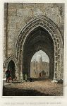 Yorkshire, Bridlington Priory Gateway, 1829