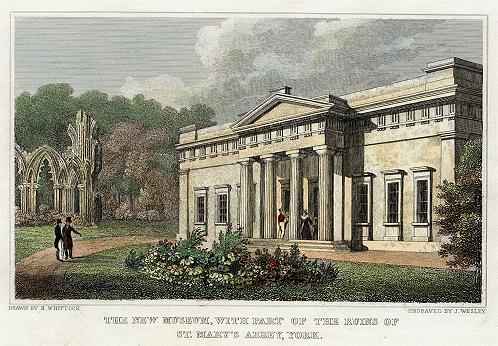 York, New Museum & St Mary's Abbey, 1829