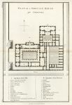 Greece, plan of an ancient Greek house, 1817