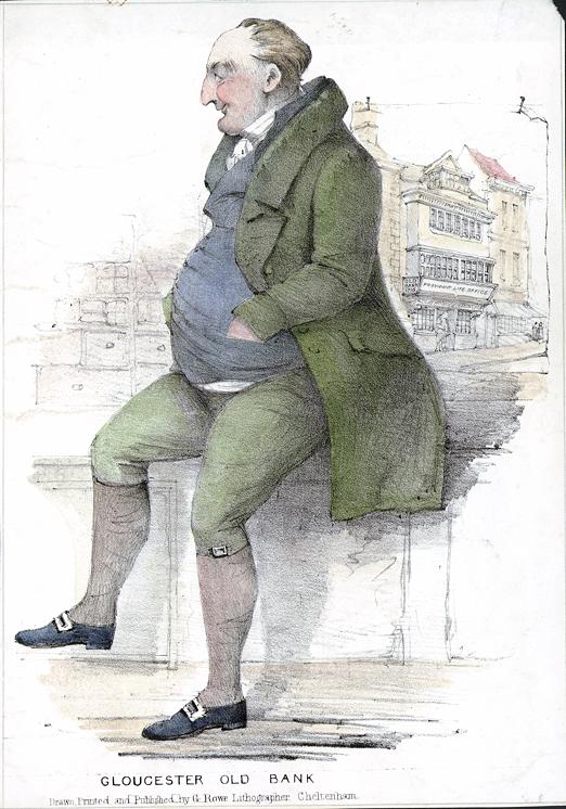 Gloucester Old Bank proprietor James Wood, by George Rowe, 1839