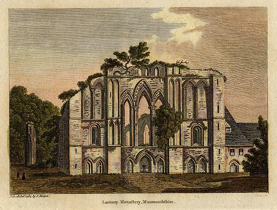 Monmouthshire, Llanthony Monastery, 1784