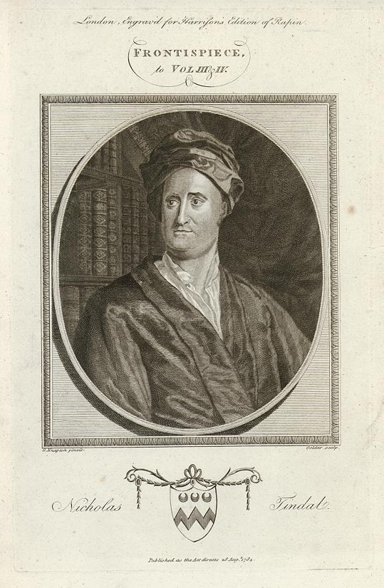 Nicholas Tindal, translator and historian, 1784