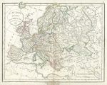 Europe, Delamarche, 1828