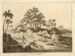 India, Shooting at the edge of a Jungle, by Howitt, 1808