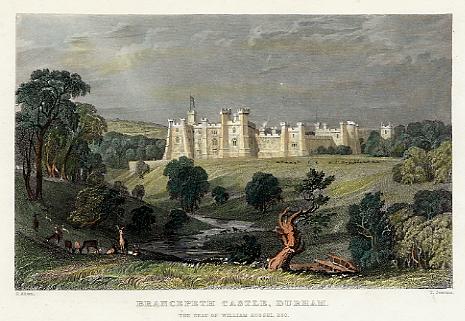 Durham, Brancepeth Castle, 1833