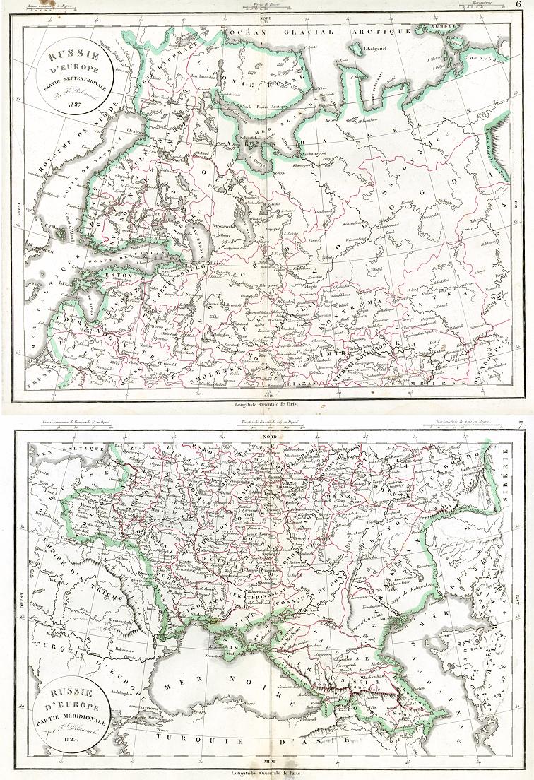 Russia in Europe, Delamarche, 1828