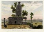 India, Hindoo Temple at Muddunpore, Bahar, 1835