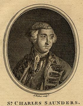 Sir Charles Saunders (Vice Admiral Saunders), 1763