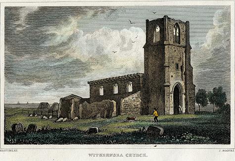 Yorkshire, Withernsea Church, 1829