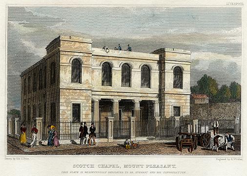 Lancashire, Liverpool - Scotch Chapel, Mount Pleasant, 1831