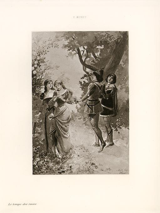 Le Temps des Roses, by V. Munet, 1898