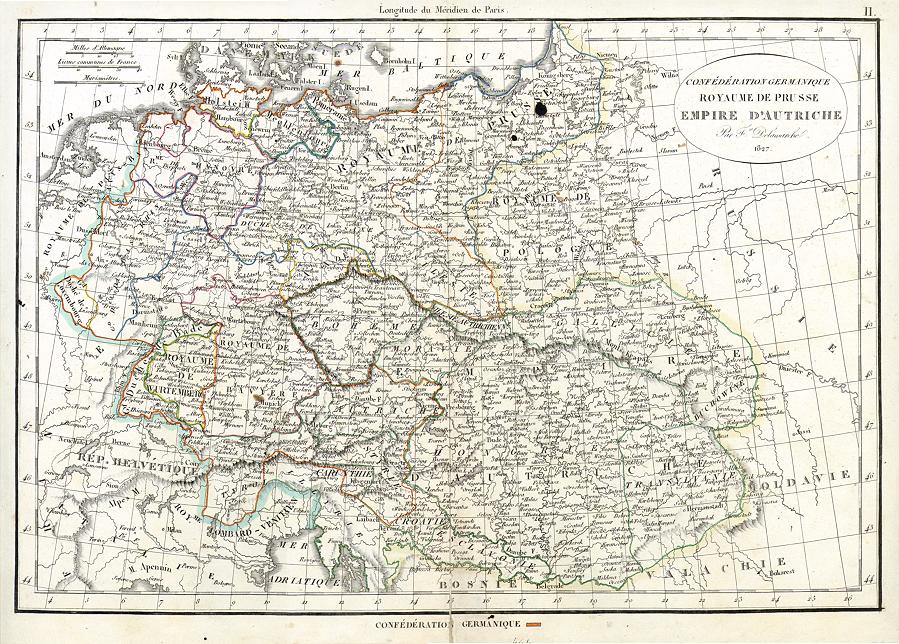 Austrian Empire, Delamarche, 1828