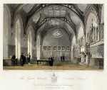 London, Lambeth Palace Guard Chamber, 1850
