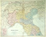 Italy N, large map, 1887