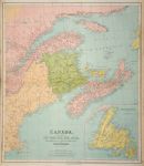 Canada, eastern, large map, 1864