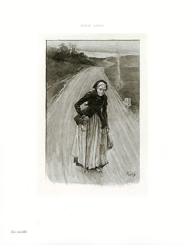 La vieille, by Henri Lanos, 1898