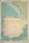 Ports of Spain, Portugal & western France, large chart, 1920