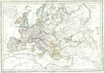 Europe after Charlemagne, Delamarche, 1828