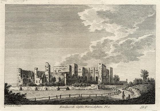 Warwickshire, Kenilworth Castle, 1785
