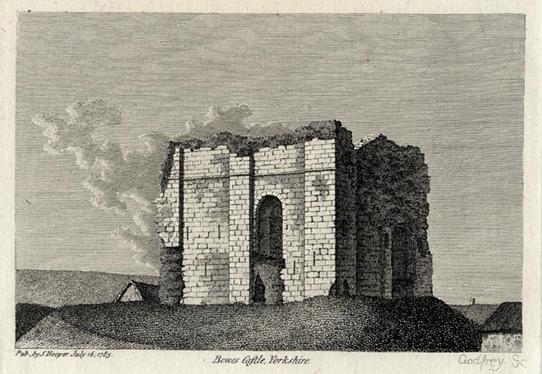 Yorkshire, Bowes Castle, 1785