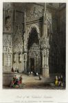 Germany, Ratisbon Cathedral Porch, 1842