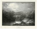 Scotland, On the Forth in Aberfoyle, fine stone lithograph by F.Nicholson, 1828