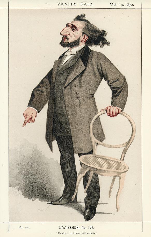 Vanity Fair, Leon Gambetta, 1872