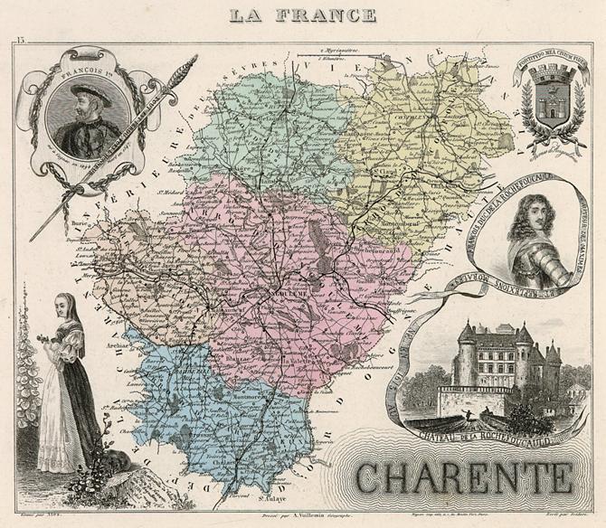 France, Charente, 1884
