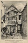 Bristol, Baldwyn Street - back of an old house, 1840