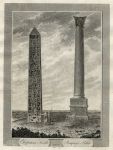 Cleopatras Needle & Pompey's Pillar, 1806