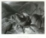 Death of the Stag, after Landseer, 1880