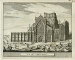 Scotland, Melrose Abbey, Van der Aa, 1708
