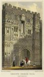 Kent, Canterbury, Christs Church Gate, 1828